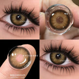 Purpdrank  2pcs Contact Lenses Colored Contacts Beautiful Pupil Natural Contact Lenses for Eyes Color Yearly Cosmetic Contact Lens