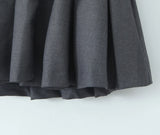 Purpdrank  Summer Mini Skirts Vintage Kawaii Skirts Women Super Short Skirts For Woman Preppy Style Mirco Skirt Pleated Preppy Style Grey