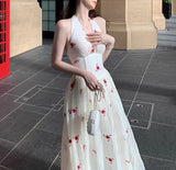 Purpdrank  Floral Jacquard Elegant Dress Women Deep V Neck Sleeveless Vintage Clothing Lady Streetwear Holiday Party Vestidos Bodycon