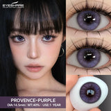 Purpdrank  1pair Colored Contact Lenses Soft Brown Eye Contacts High Quality Gray Beauty Pupils Yearly Korean Pink Eyes Lenses
