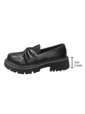Purpdrank  Plus Size Loafers for Women, Autumn & Spring New Arrivals, Bowknot Mary Jane Shoes, Casual Flat Shoes