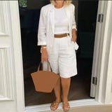 Purpdrank  Fashion Two Piece Set Women Casual Sling Shirts Coat And Elastic Waist Shorts Loose Outfits Streetwear Customized Matching Sets