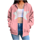 Purpdrank  Women's Long Sweatshirt Thickened Autumn Winter Style Couple Lazy Person Long-Term Spot Series Casual Comfortable Top