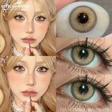 Purpdrank  1Pair Korean High Quality Lenses Color Contact Lenses for Eyes Purple Lenses Blue Eye Lens Soft Cosmetic Brown Contacts