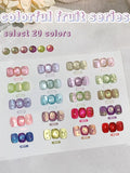 Purpdrank  12ML 12-Color Pink Water Gold Cat Eye Ocean Bubble Glass Beads Gel Nail Polish New Style Spring Nails Summer Nail Pink Nails