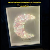 Purpdrank  DIY Nightlight Desktop Decoration Handmade Crystal Photo Crative Ornaments Frame Valentine's Day Christmas New Year Birhday Gift