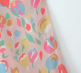 Purpdrank  Sexy Halter Collar Pink Gradient Tie dye print Cross lacing up Bow Backless Sling Dress Women Irregular Mini Dresses Robe