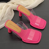 Purpdrank  Shoes Women Fashion Slippers Elegant Pumps Sexy Summer Pvc Woman Sandals 2025 Designer Dress Luxury Zapatos De Mujer