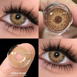 Purpdrank  2pcs Contact Lenses Colored Contacts Beautiful Pupil Natural Contact Lenses for Eyes Color Yearly Cosmetic Contact Lens
