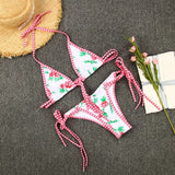 Purpdrank  Two Piece Women Bikini Set Sexy Women Swimsuit Brazilian Bikini Thong Female Swimwear Swimming Suit Beachwear