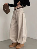 Purpdrank   Love Jeans Women Up And On Korea Y2K Cream Pink Retro Washed Back Heart Shaped Pocket High Street Wide Leg High Waist Jeans New