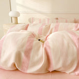 Purpdrank  Plaid Style Comforter Cover Single/Double Duvets Cover 100% Cotton Blanket Cover Girls Boys Room Quilt Cover 이불커버(No Pillowcase)