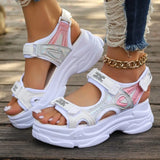 Purpdrank  New Summer Fashion Wear-resistant Height-enhancing Sandals Comfortable Non-slip Beach Casual Thick-soled Sports Shoes for Women