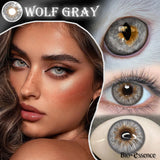 Purpdrank  1 Pair Colored Contact Lenses Natural Look Brown Eye Lenses Gray Contact Blue Lenses Green Eye Lenses Wholesales