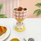 3D Cute Rabbit Ceramic Mug Stemware Hand-painted Irregular Large Capacity Coffee Mugs Cartoon Water Cup Creative Gift Tea Cups