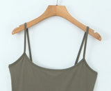 Purpdrank  Highstreet 2 pieces 1 Set Camisole Women 3D Flower Wood ears Lace V neck Skinny Tank Tops Cool Girl Sexy Slim Crop Top