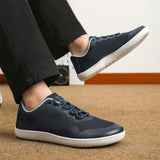 Purpdrank  Breathable Lace-up Solid Men's Shoes Soft Lightweight Male Casual Shoes Non-Slip Outdoor Mens Sneakers Sports Treking Footwear