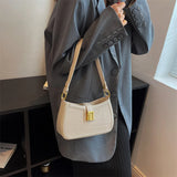 Purpdrank  Shoulder Bags For Women Luxury Designer Handbags Dual Straps Crocodile Pattern Underarm Bag The Latest Crossbody Bags