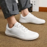 Purpdrank  Breathable Lace-up Solid Men's Shoes Soft Lightweight Male Casual Shoes Non-Slip Outdoor Mens Sneakers Sports Treking Footwear