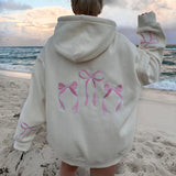 Purpdrank  Bow/Letter/Rainbow Embroidery Oversized Hoodies Women Teen Girl Baggy Top Autumn Long Sleeve Sweatshirts Vintage Loose Pullovers