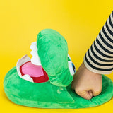 Purpdrank - Cartoon Crocodile Cotton Slippers Moving Funny Walking with Open Mouth and Dancing Warm Comfortable Christmas Gift Kids Girl Boy