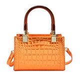 Purpdrank  Fashion Handbags For Women New Luxury Designer Purses And Handbags Stone Pattern Glossy Street Shoulder Crossbody Bag