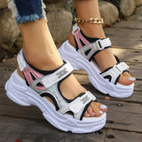 Purpdrank  New Summer Fashion Wear-resistant Height-enhancing Sandals Comfortable Non-slip Beach Casual Thick-soled Sports Shoes for Women