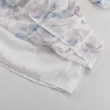 Purpdrank  Fashion Printing Lace Up Tierred Dresses Spring Women Square Collar Long Sleeved Short Dress Autumn High Waist Slim Mini Dress