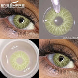 Purpdrank  Colored Contact Lenses for Eyes 1Pair/2Pcs Yearly Natural Blue Lenses Cosmetic Soft Beautyful Pupils Gray Eye Contacts