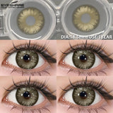 Purpdrank  1 Pair Colored Contact Lenses Pink Contact Lenses Purple Fashion Makeup Contact Lenses Eye Cosplay Lenses Yearly Use