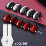 Purpdrank  10ML Red Wine Cat Magnetic Gel Nail Polish Glitter Semi Permanant Soak Off UV LED Gel Varnish For Manicure DIY Nail Supplies