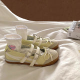 Purpdrank  Sweet Casual Ballet Style Flat Shoes Soft Bottom Breathable Summer 2025 French Style Mary Jane Shoes for Women round Toe