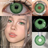 Purpdrank  2Pcs Yearly Use Color Contact Lenses for Eye Natural Pupils Gray Blue Contact Lenses Cosmetic Green High Quality Lenses