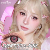 Purpdrank  1 Pair Colored Contact Lenses Pink Contact Lenses Purple Fashion Makeup Contact Lenses Eye Cosplay Lenses Yearly Use