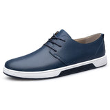 Purpdrank  Autumn Soft Soled Comfortable Loafers Flat and Lightweight Men's Leather Casual Shoes Anti Slip Commuting Men's Driving Shoes