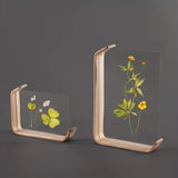 Purpdrank  Vertical Wooden Wedding Photo Frame Contemporary Wooden Photo Frame Acrylic Display for Wedding Party Picture Decor Decorations