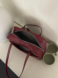 Purpdrank  Vintage Designer Luxury Women Tote Bag Casual Lage Capacity Female Shoulder Bag High Quality PU Leather Ladies Handbags