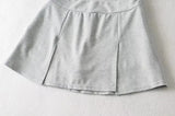 Purpdrank  Women High Waist Front Slit Mini Skirt American Vintage All-match Package Hips Pleated Skirts Side Zipper With Shorts Underwear