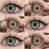 Purpdrank  Color Contacts Lens Natual Colored Pupils Cosmetics NEW Contact Lens Blue 14.2mm Eye Color Lens Black Lens Beauty
