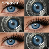 Purpdrank  1 Pair Contact Lenses Big Brown Lenses for Eyes Beauty Pupils Comestic Eye Color Len Korean Pupils Makeup Accessoriess