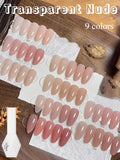 Purpdrank  10ML 6-Color God Girl Nail Polish Gel Nude Pink Glitter Gel Varnish Soak Off UV/LED Gel Polish For Manicure Home Salon DIY