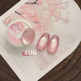 Purpdrank  TC Pure Lust Golden Light Heroine Cat Eye Gel Nail Polish New Whitening Ice Transparent Super Flash Nail Art Nail Supplies