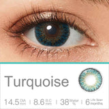 Purpdrank  Natural Color Contact Lenses for Eyes 3 Tone Color Lens Gray Contact Lens Yearly Fashion Blue Contact Lens Colored Eye Contacts