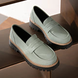 Purpdrank  New Women Orthopedic Platform Loafers Non Slip Thick Sole Shoes All Matched Comfortable Walking Loafers for Outdoor Travel