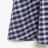 Purpdrank  2 style wears Retro French Blue Gingham Plaid Print Sling Dress Sexy Elastic Body Summer Woman Dresses Strapless Holiday Robe