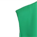 Purpdrank  Spring New Women's Fashion and Elegance Slim Fit Versatile Round Neck Sleeveless Dress