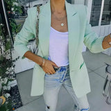 Purpdrank  European And American Style Autumn Winter Long Sleeve OL Slim Fit Suit Coat Women's Professional Business Fashion Outerwear