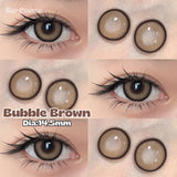 Purpdrank  1Pair Gray Contact Lenses with Diopter Yearly Blue Lens New Style Colorcon Cosmetics Beauty Brown Eyes Makeup Pupils