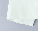 Purpdrank  3 colors Sexy Slash Collar Strapless Corset Center Open Buttons Camisole Tank Top Backless Cropped Women asymmetric Camis Top