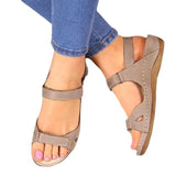 Purpdrank  New Thick Bottom Slope Heel Buckle Sandals Summer Solid Color Open Toe Casual Fashion Simple Breathable Comfortable Sandals